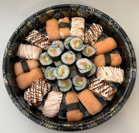 Smoked Salmon Sushi Platter